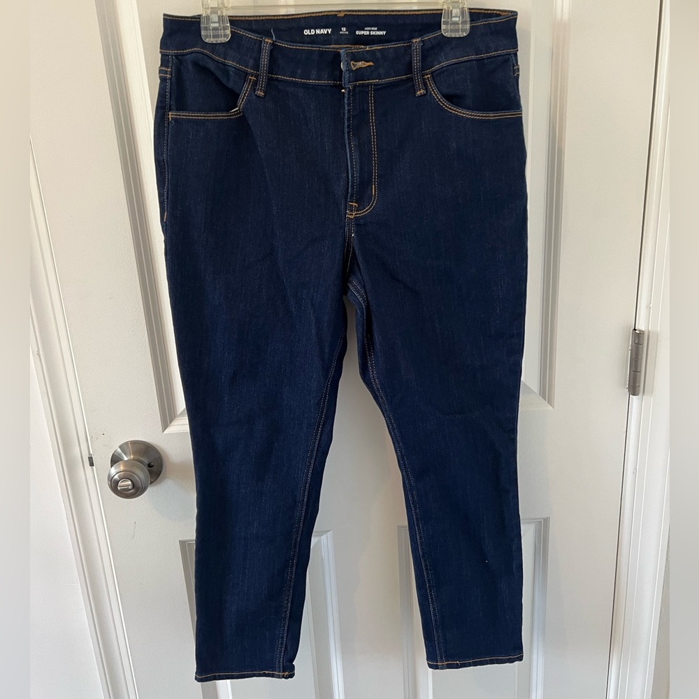 High rise super skinny jeans - Old Navy - Size 12P